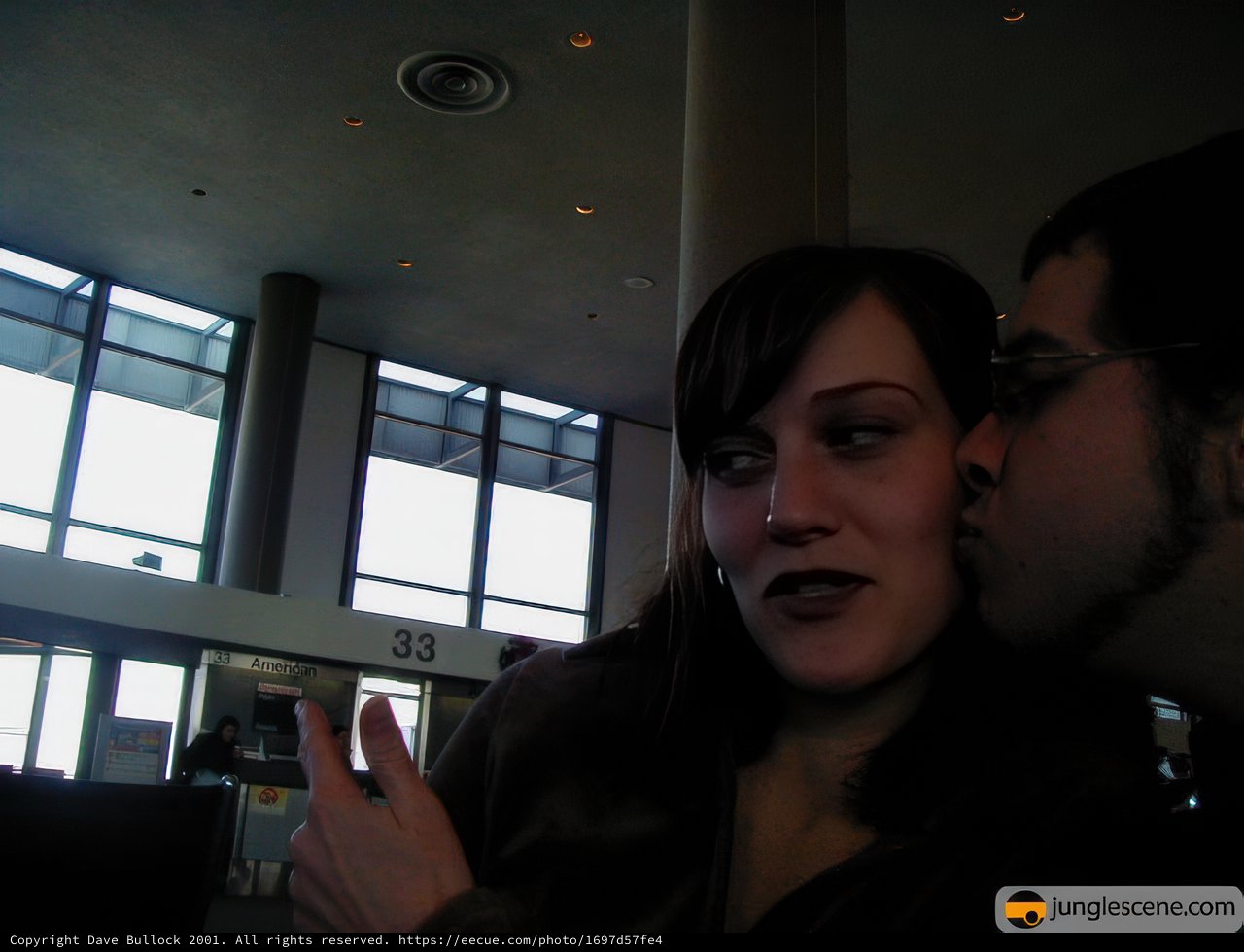 A Romantic Christmas Kiss