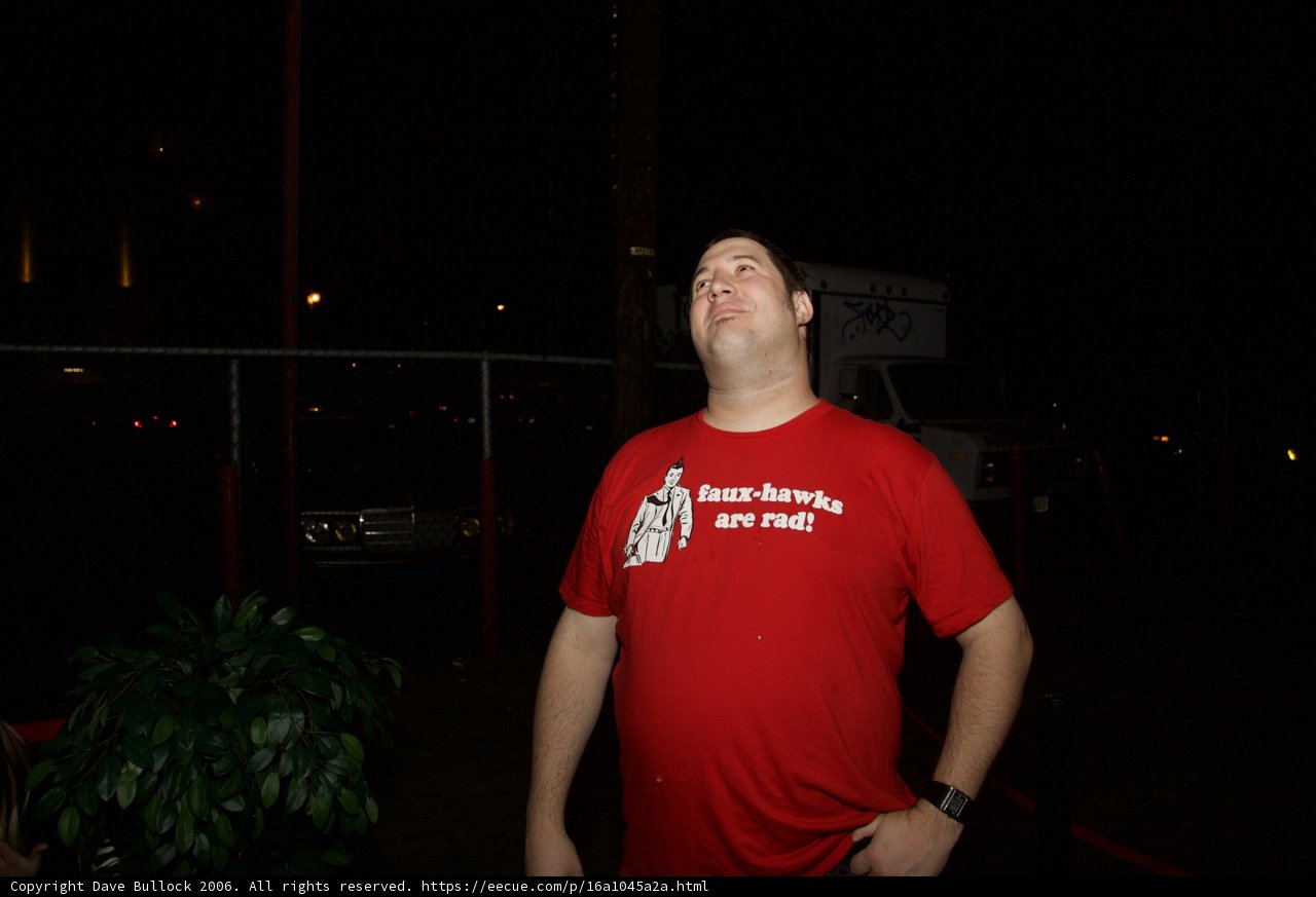 Red Shirt in the Night Sky
