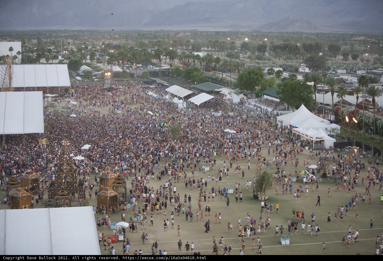 Coachella Concertgoers Artfully Fill the Field