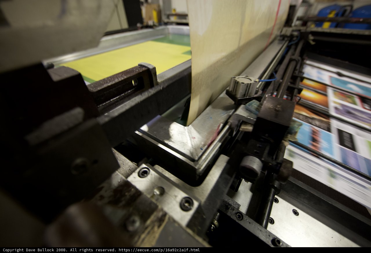 Printing Machine in Action