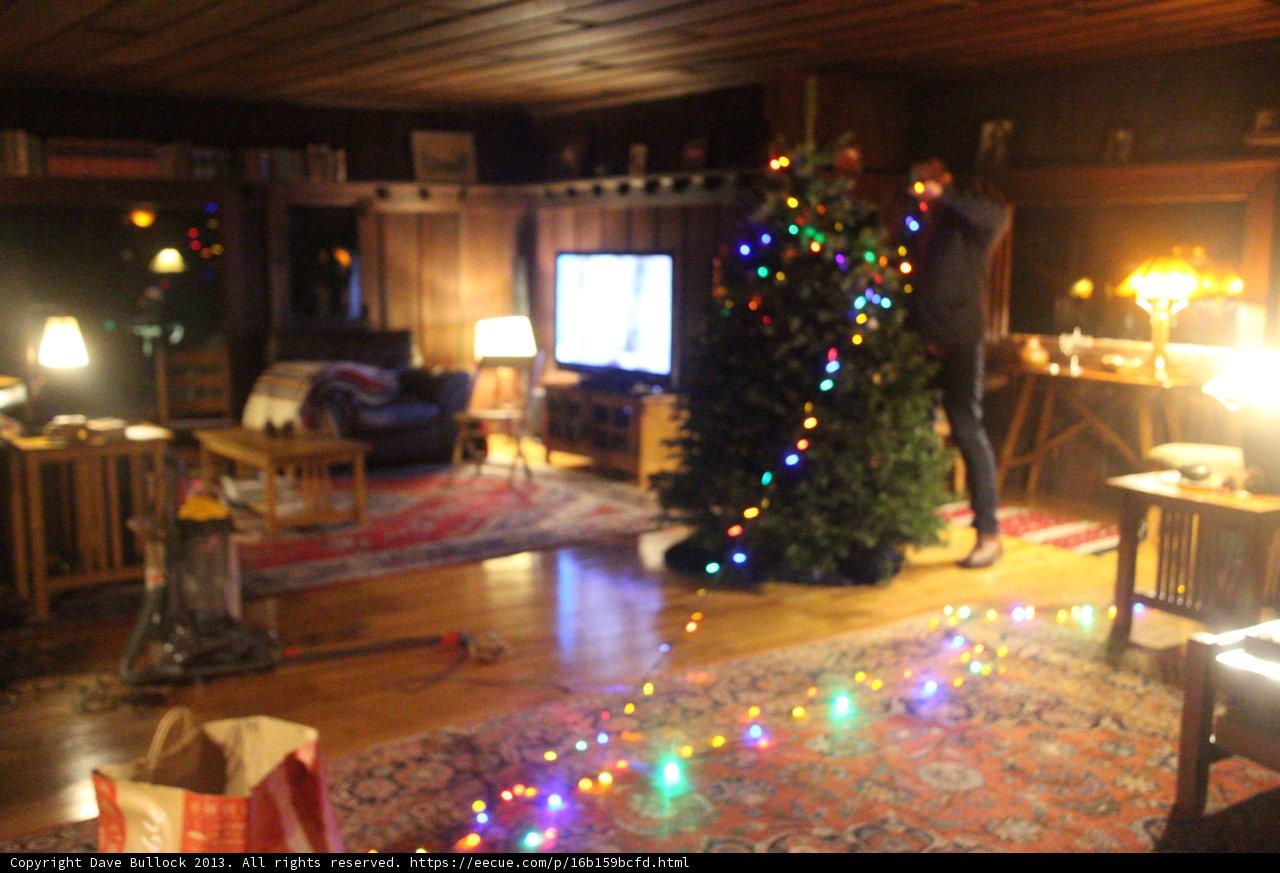 A Cozy Christmas Living Room