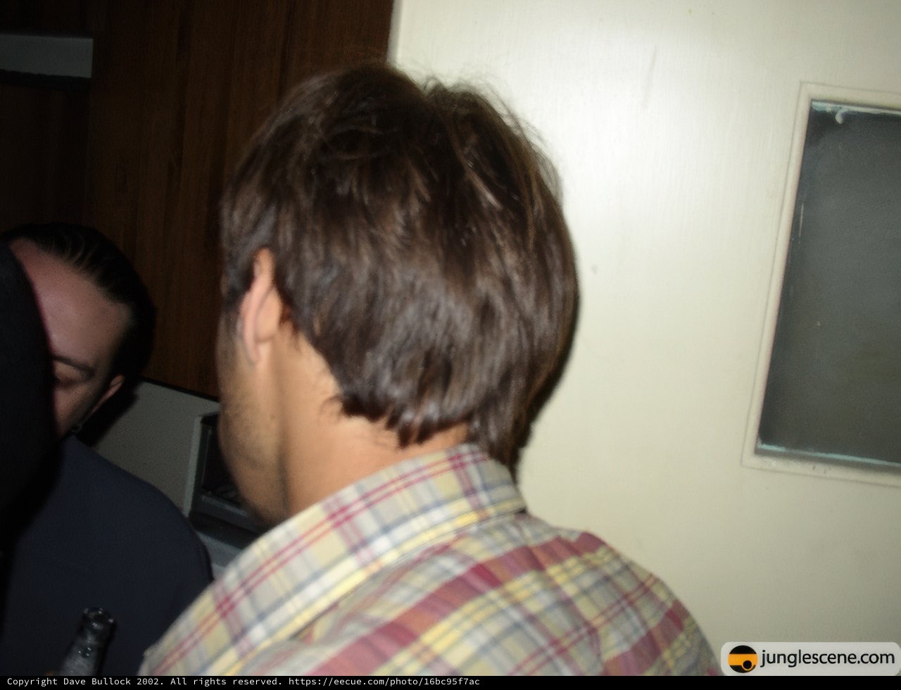 Portrait of two men in a classroom