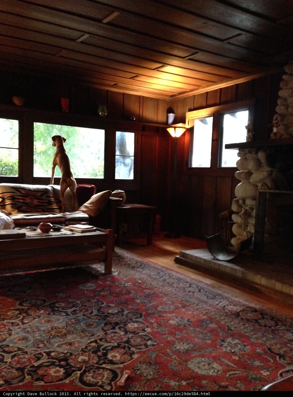 Cozy Living Room with Fireplace