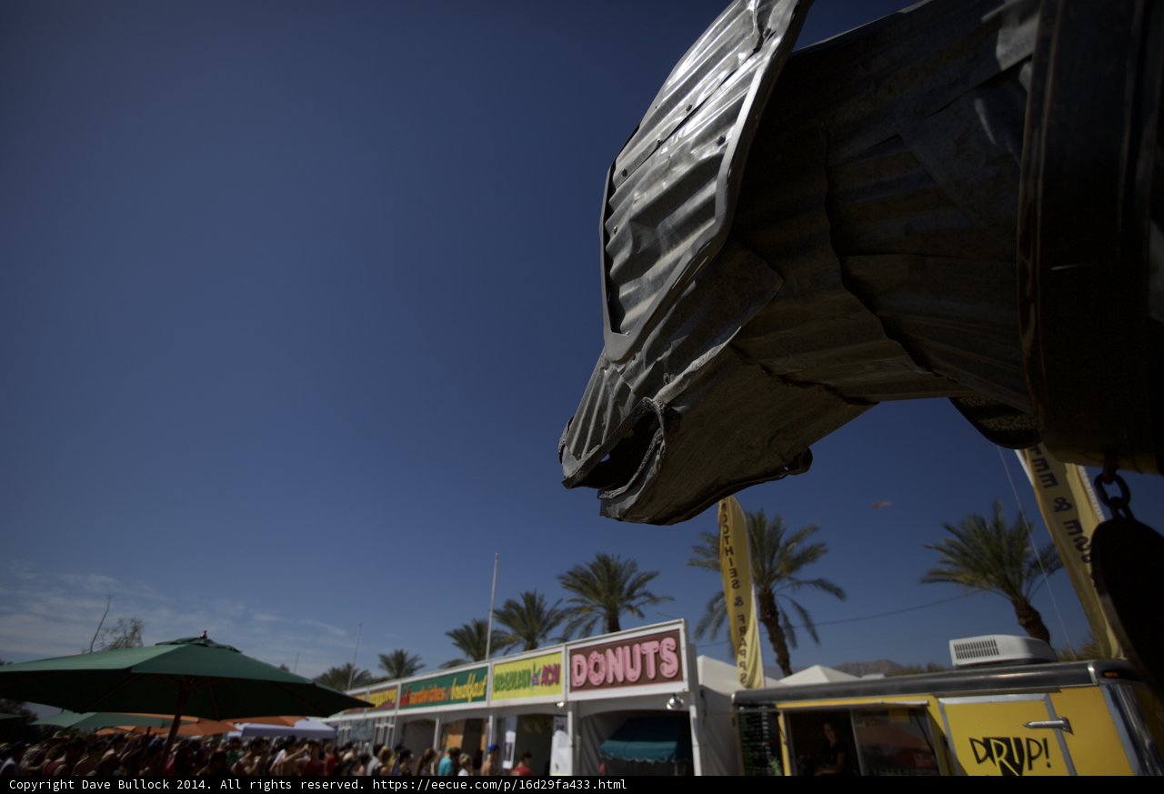 Statue of a Dog with a Face in the Empire Polo Club