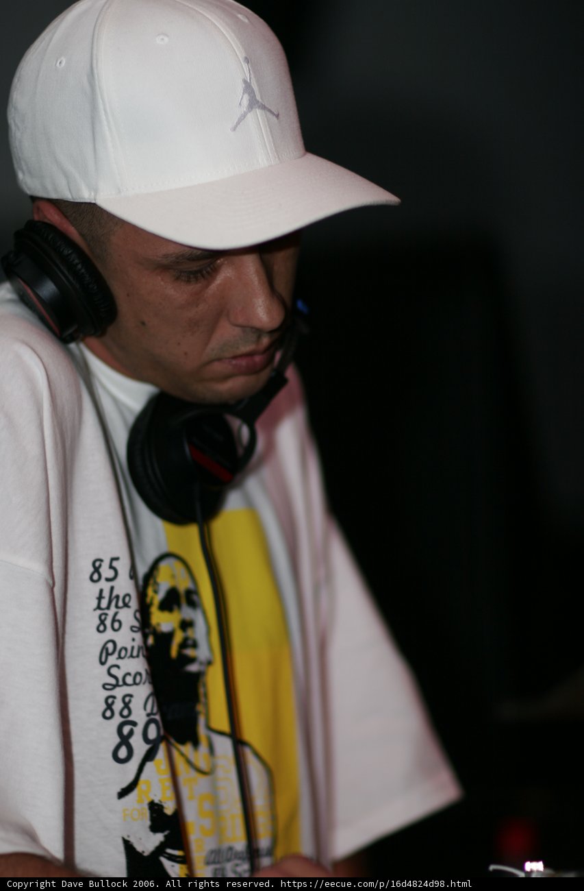 The Cool DJ S in His Classic White Tee