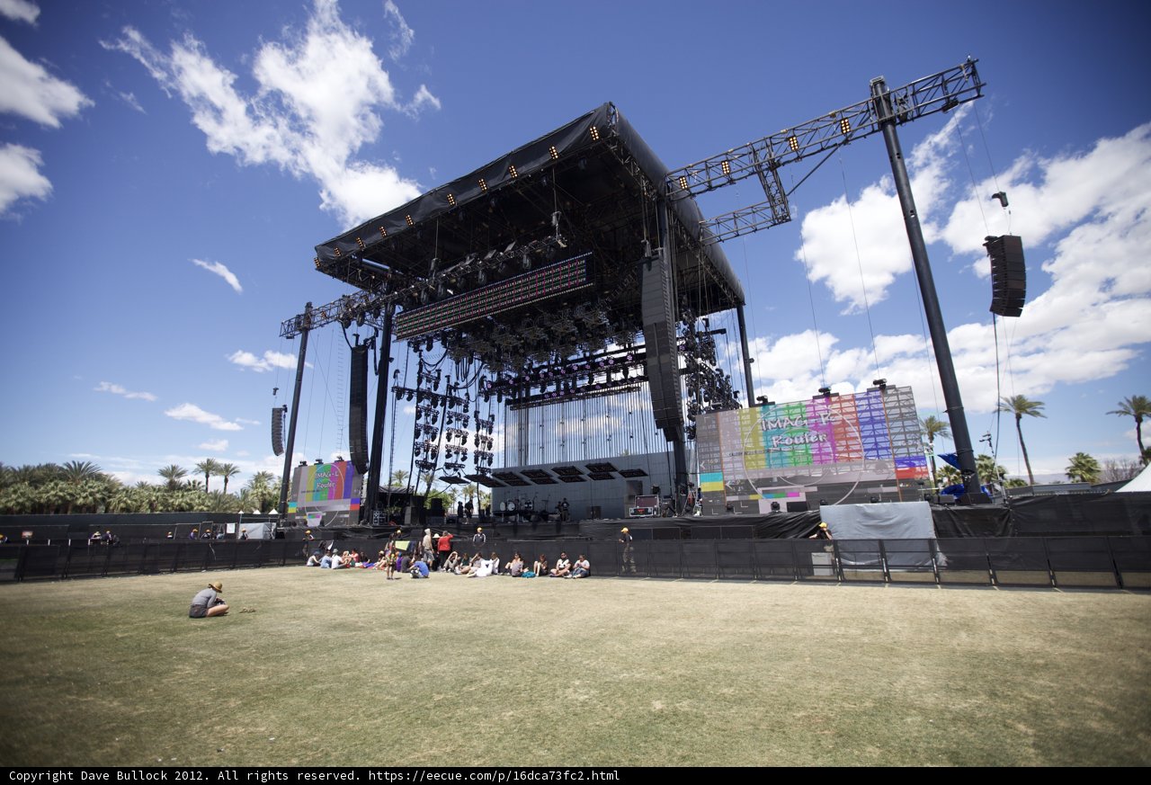 A Sea of People at Coachella on the Grass