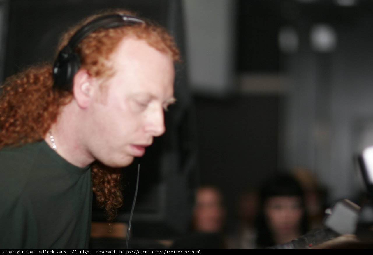 Funky Redhead on the Mic