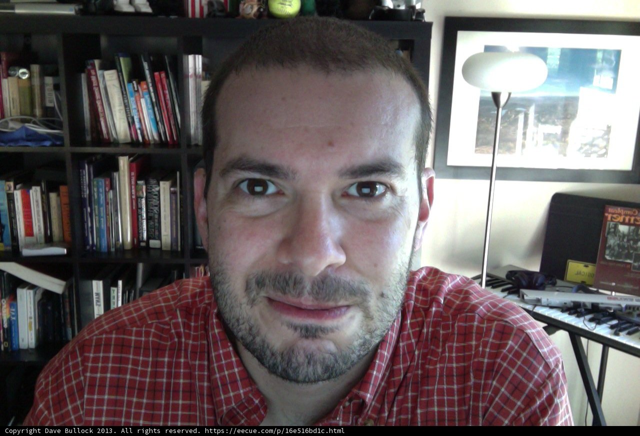 Portrait of Dave B in His Library