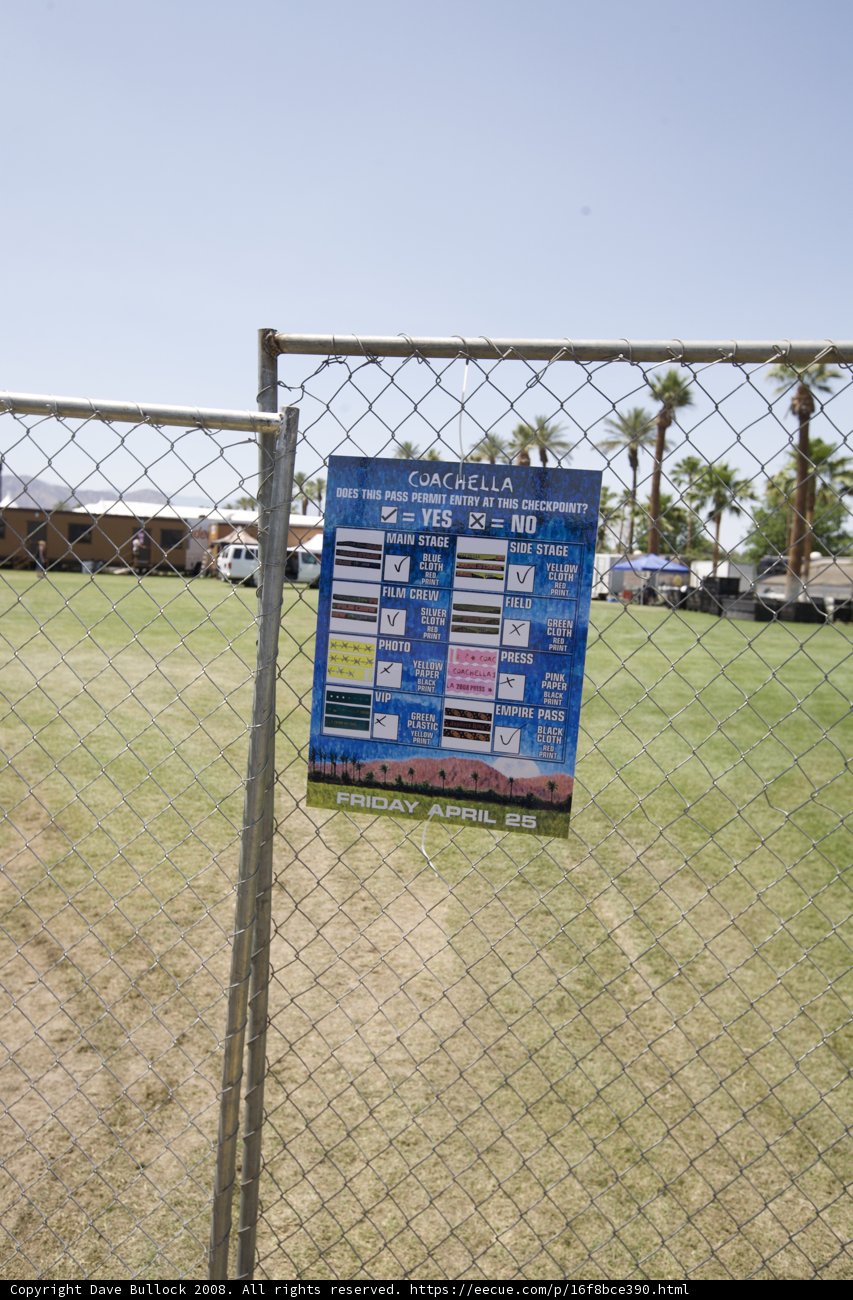 Coachella Festival Sign