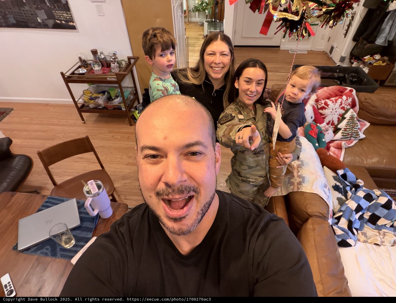 Family Selfie at Holiday Gathering