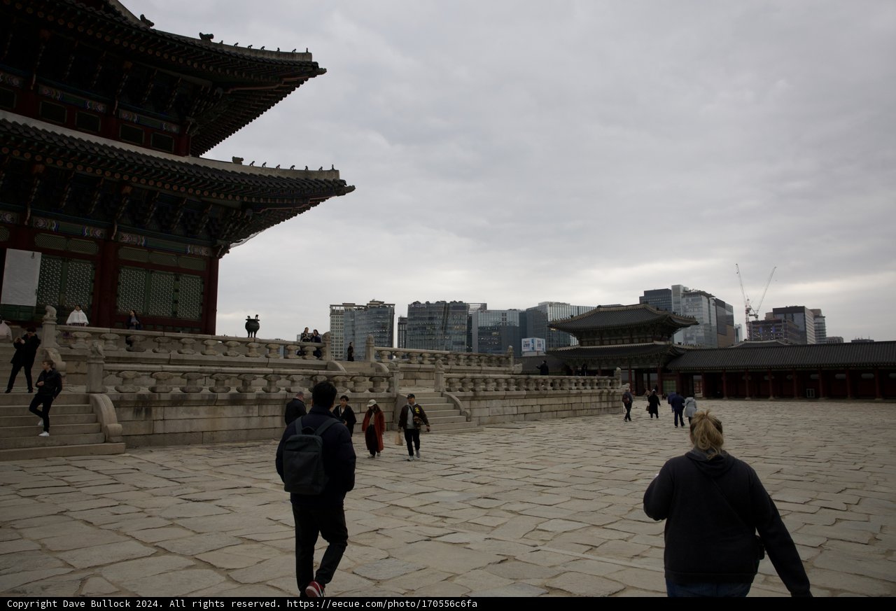Strolling in an Asian Courtyard