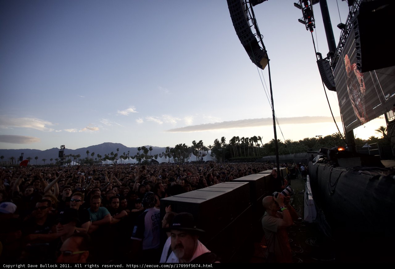 Big Four Festival Concertgoers with a View