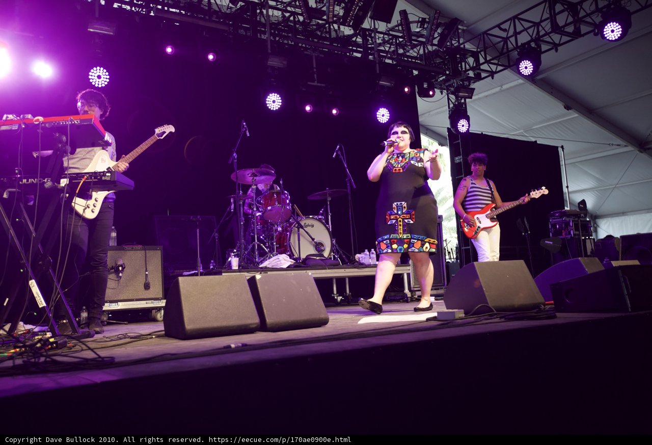 Beth Ditto Rocks the Stage at Coachella