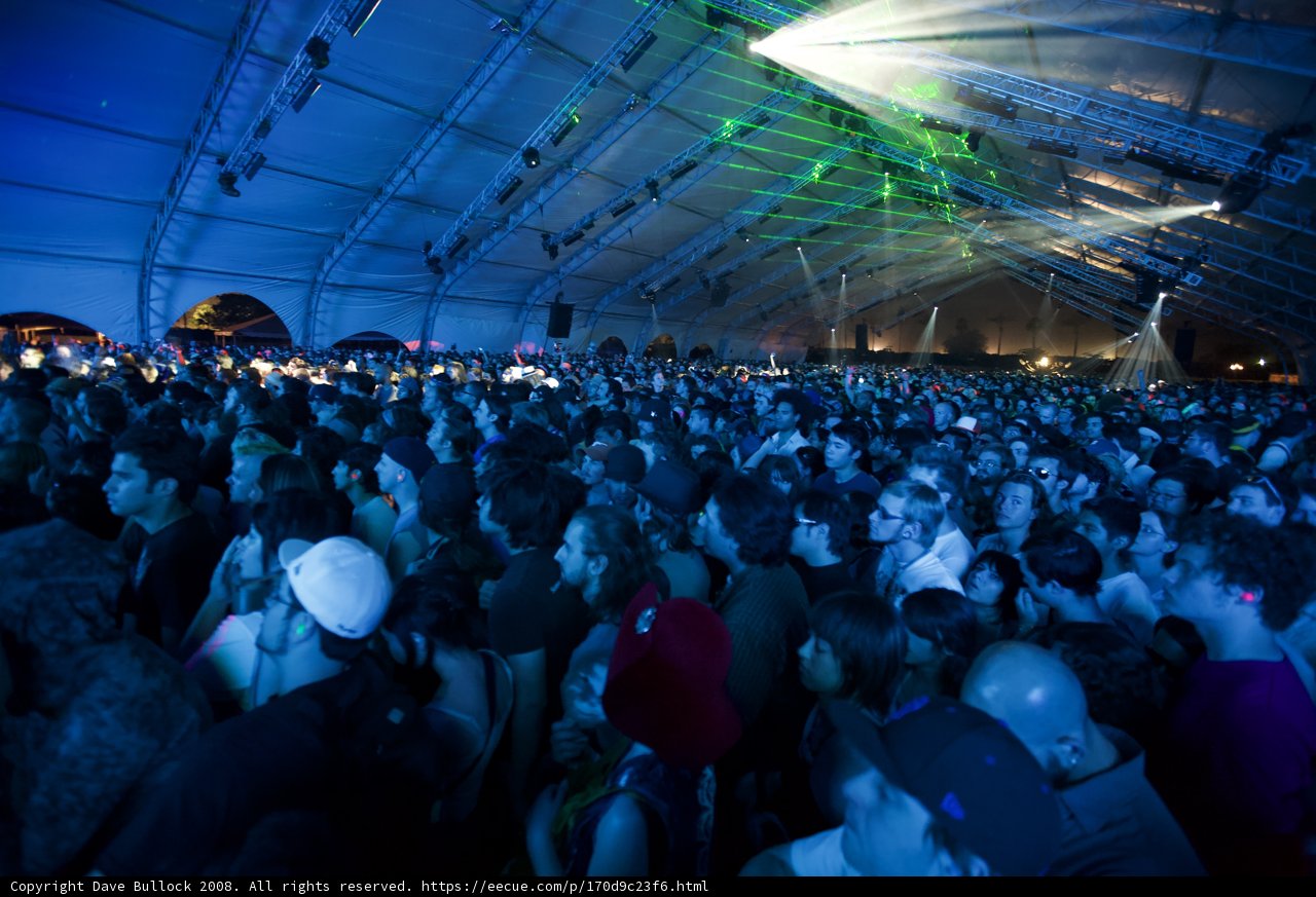 Urban Crowd Rocking Out at Coachella