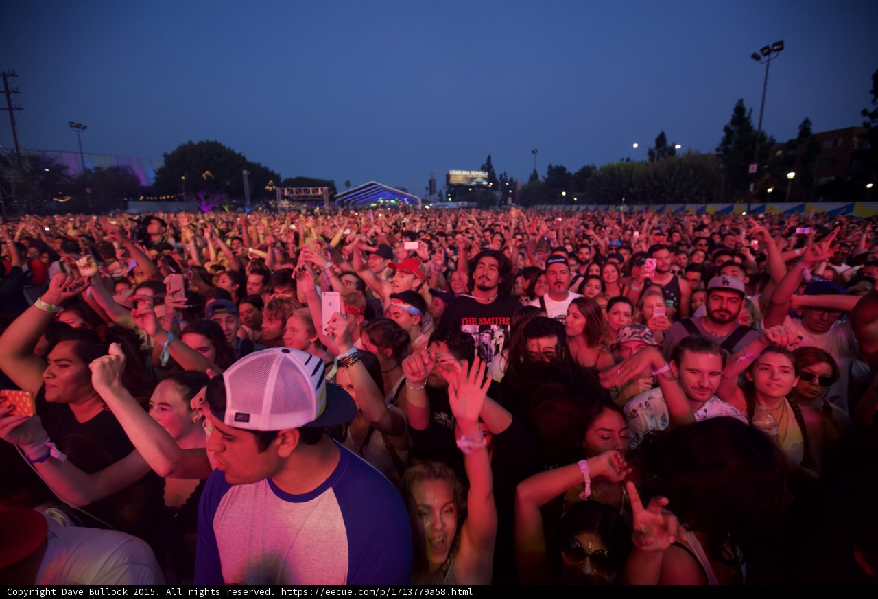 Epic Crowd Shot Blue Hour