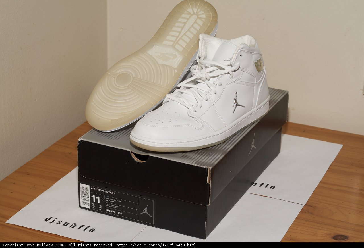 Classic White Sneakers on Top of a Box
