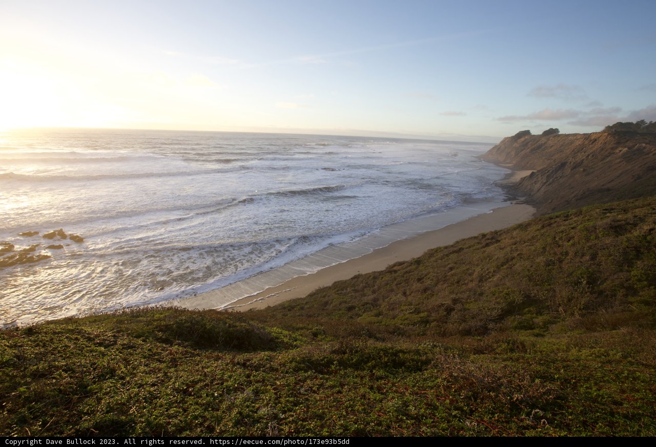 Serene Symphony of Surf and Sky