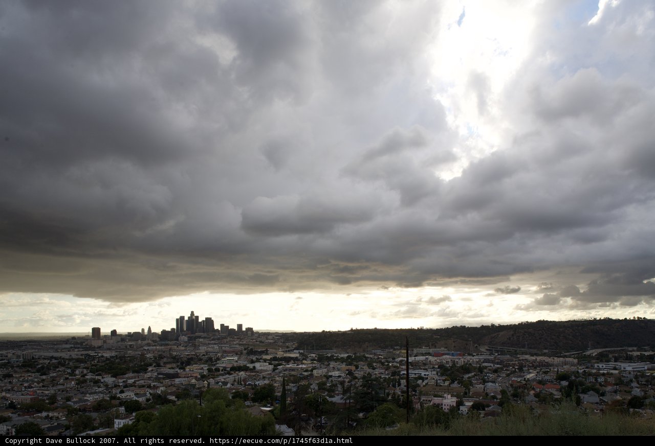 Moody Skies Over the Urban Landscape