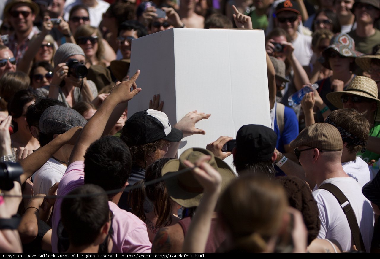 Mysterious Box Takes Over Coachella Crowd