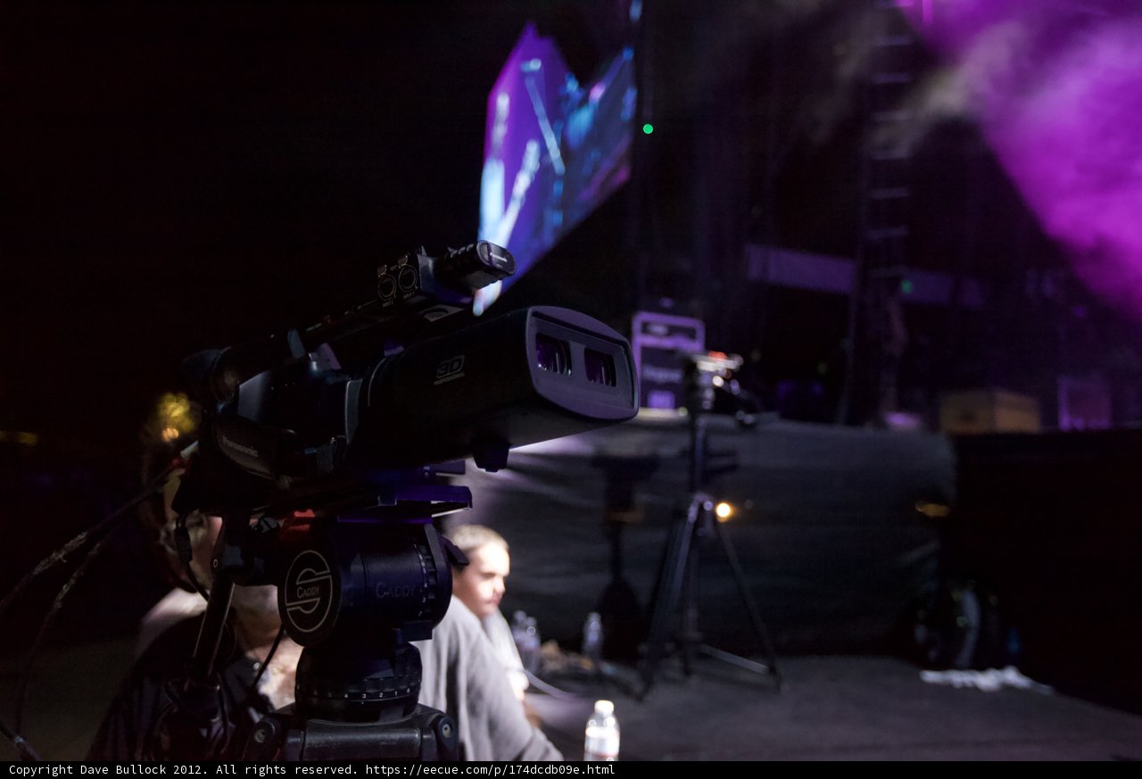 Purple Stage Lights Camera
