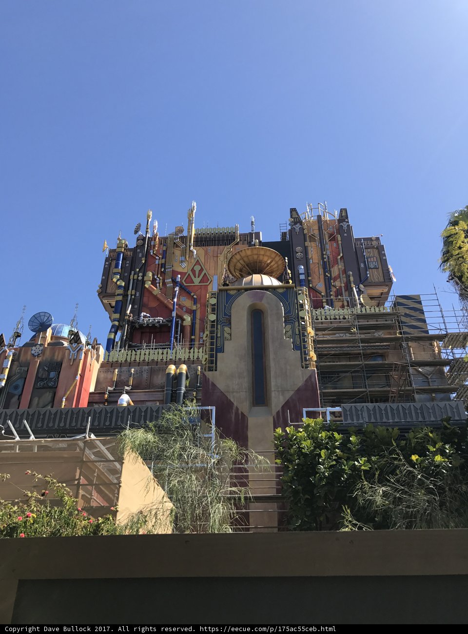 Towering Architecture at Disney California Adventure