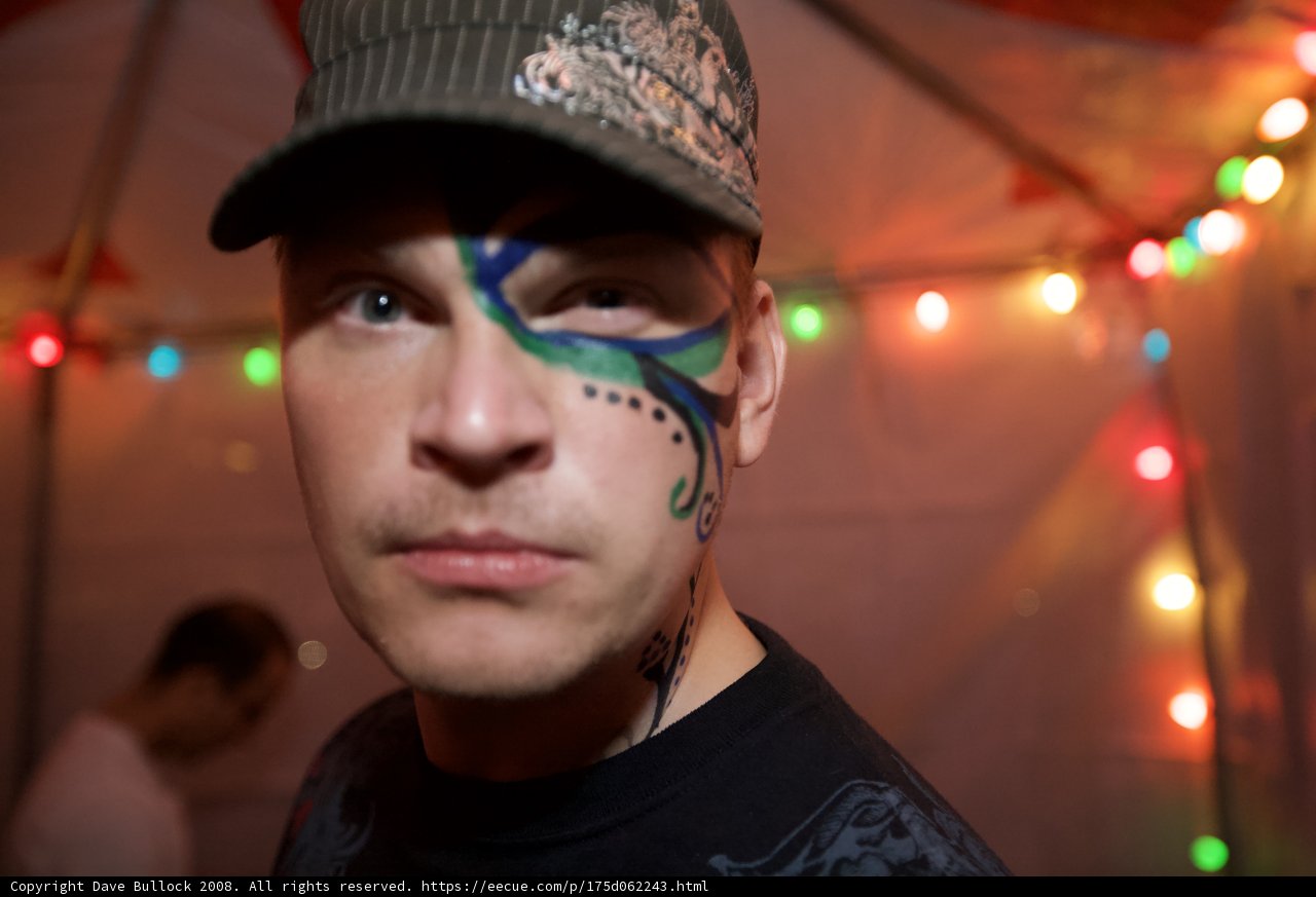 Face Painted Man