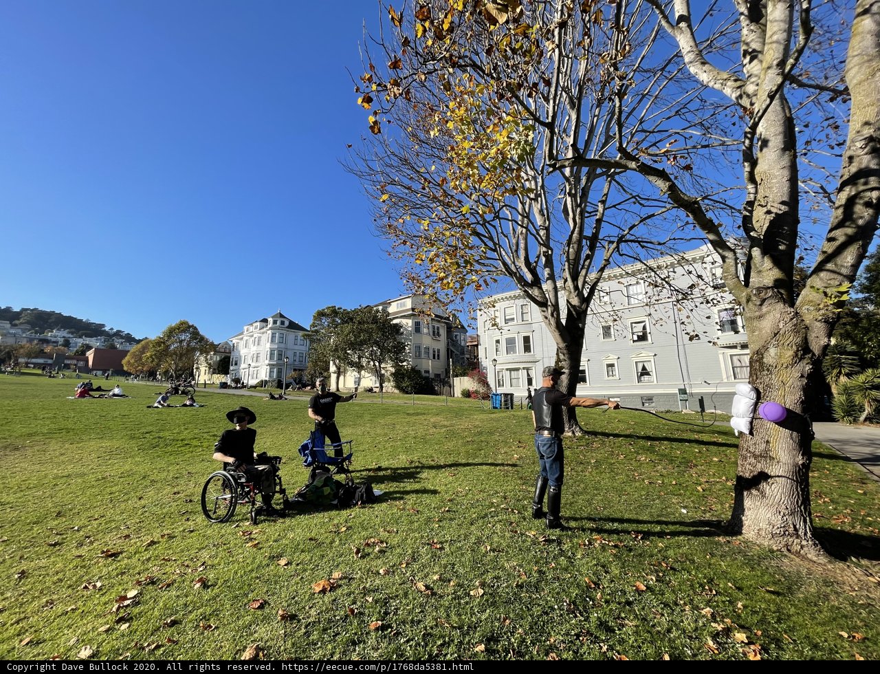 Cycling and Relaxing in Duboce Park