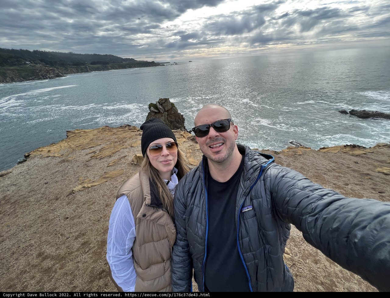 Cliffside Selfie at Jenner Beach