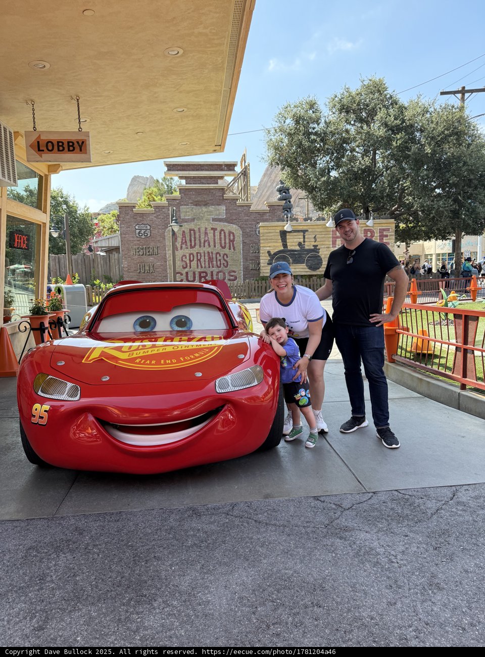 Meeting a Disney Icon in Radiator Springs