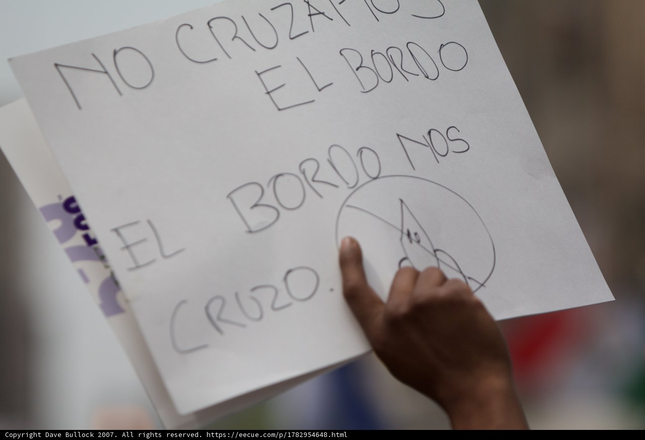 Activists voice their dissent on Mexican immigration policy