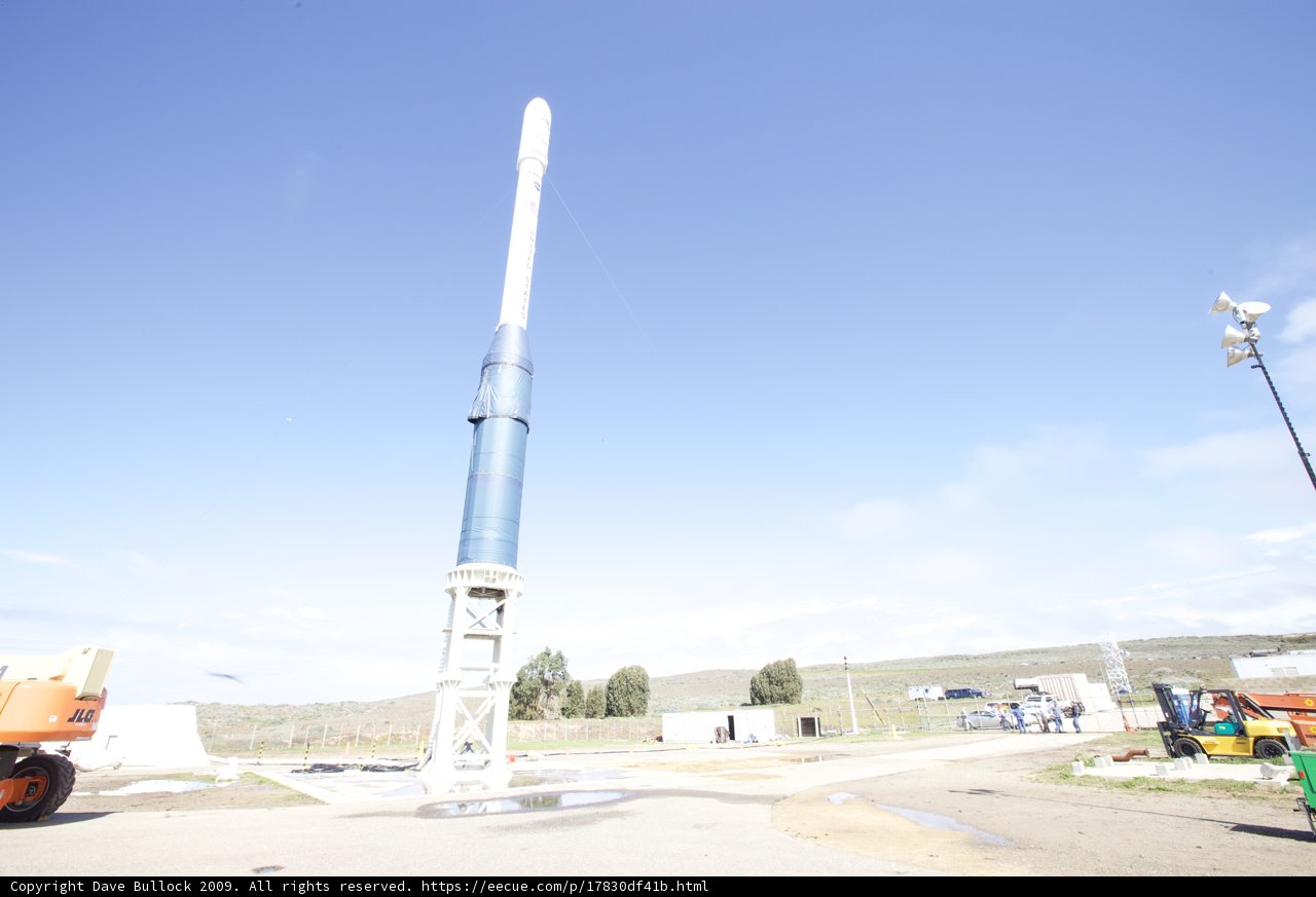 Towering Rocket Crane