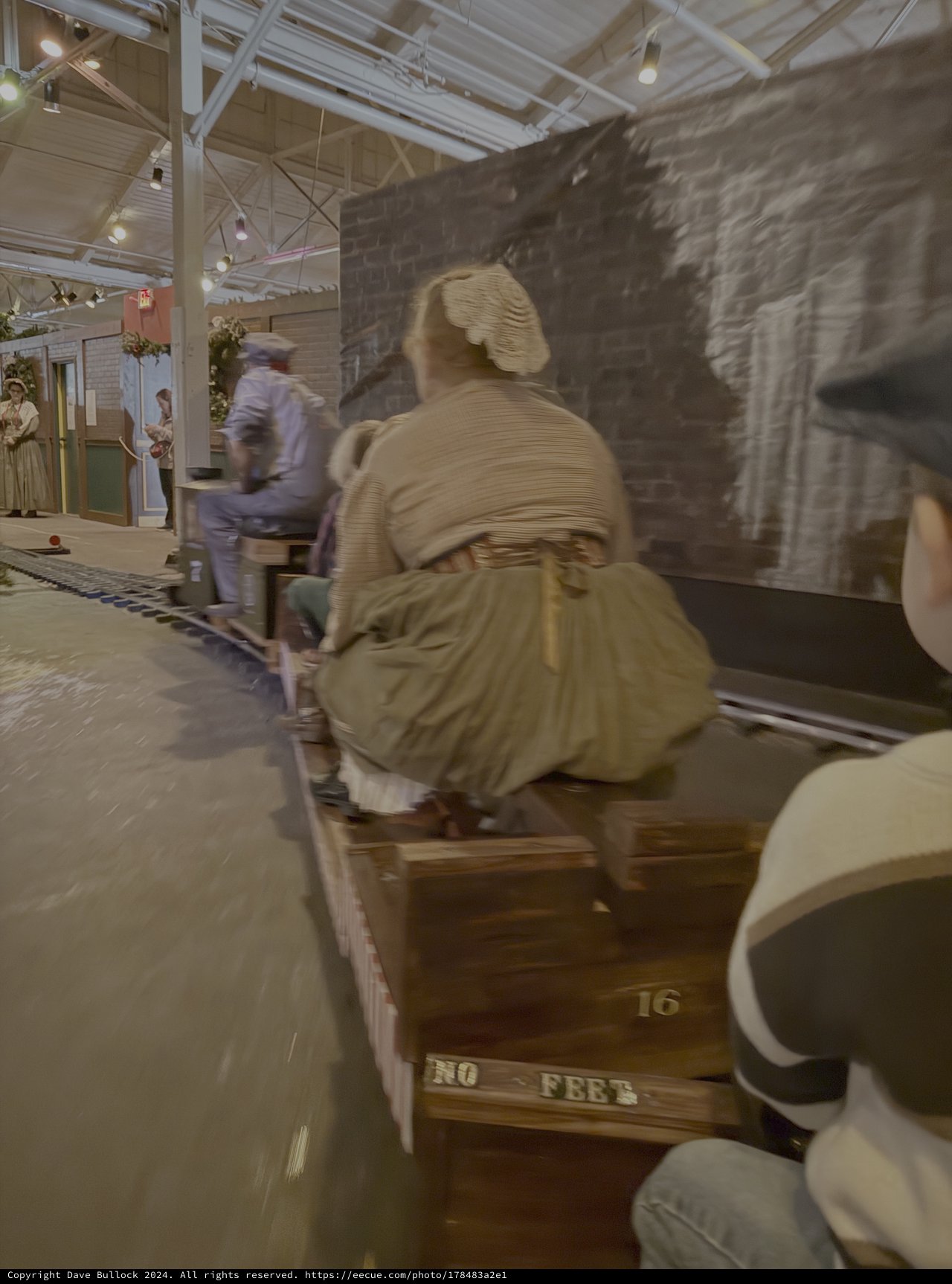 Museum Visitors Experience Interactive Historical Display