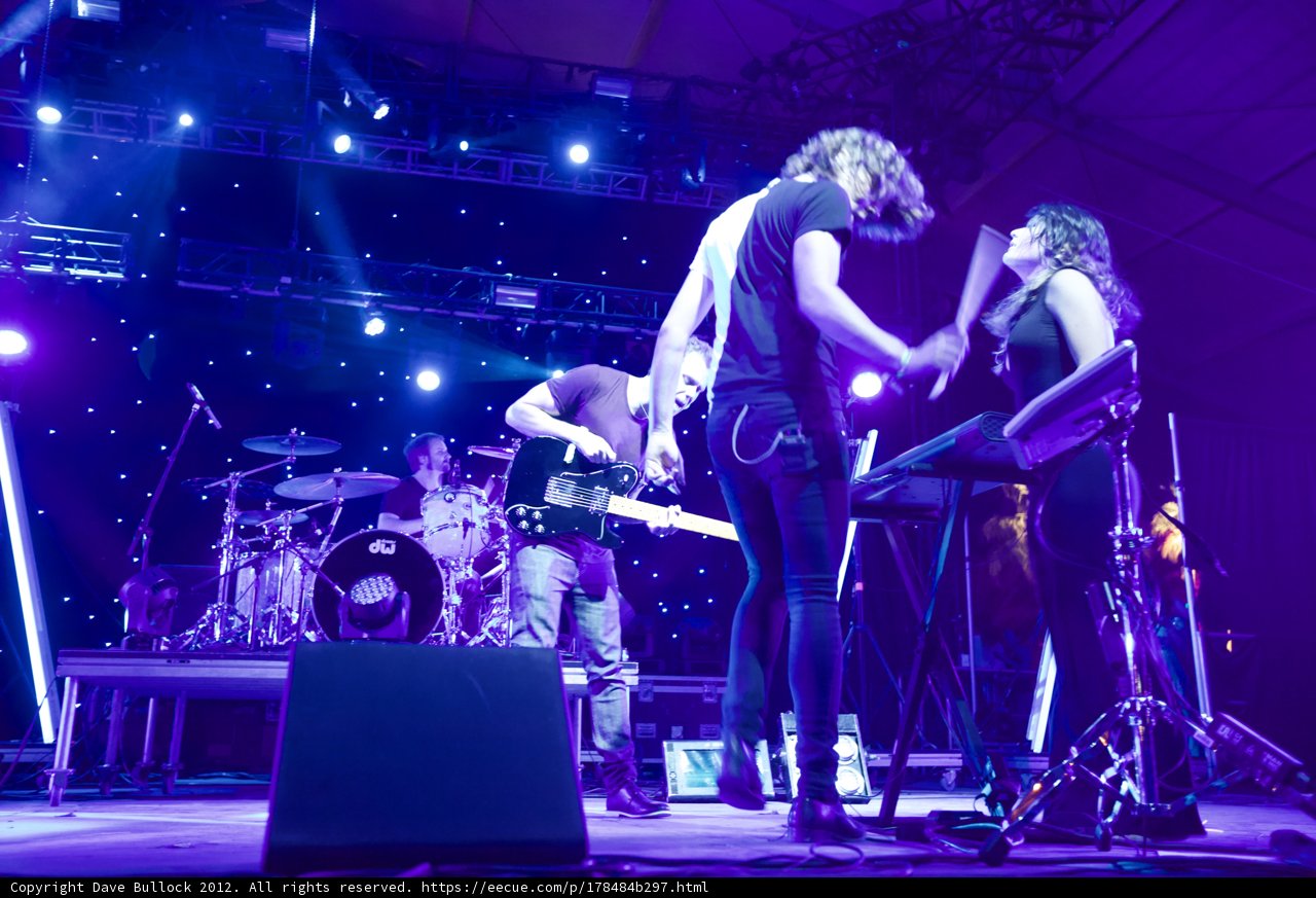 Purple Hues on Stage