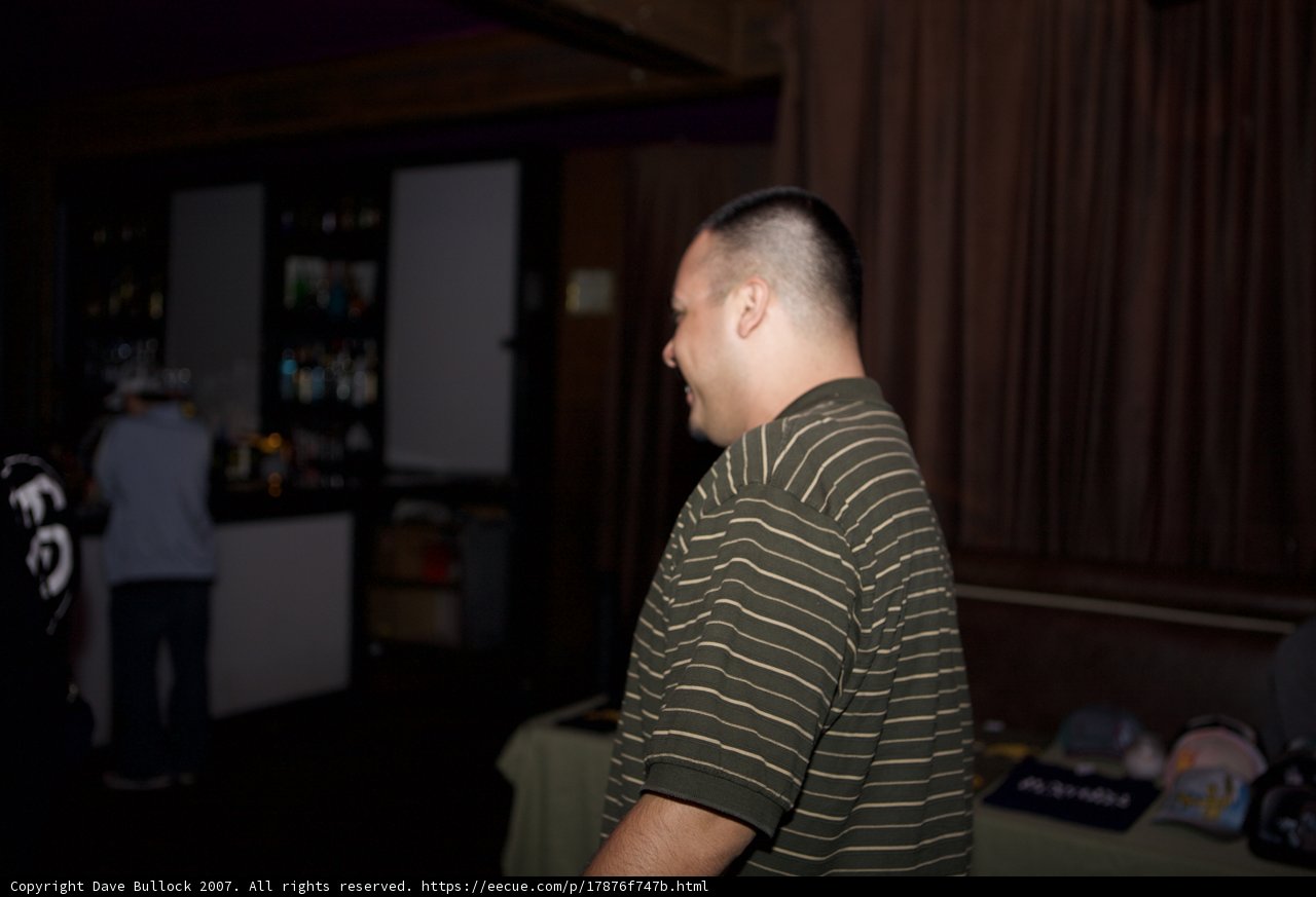 Striped Shirt at the Pub