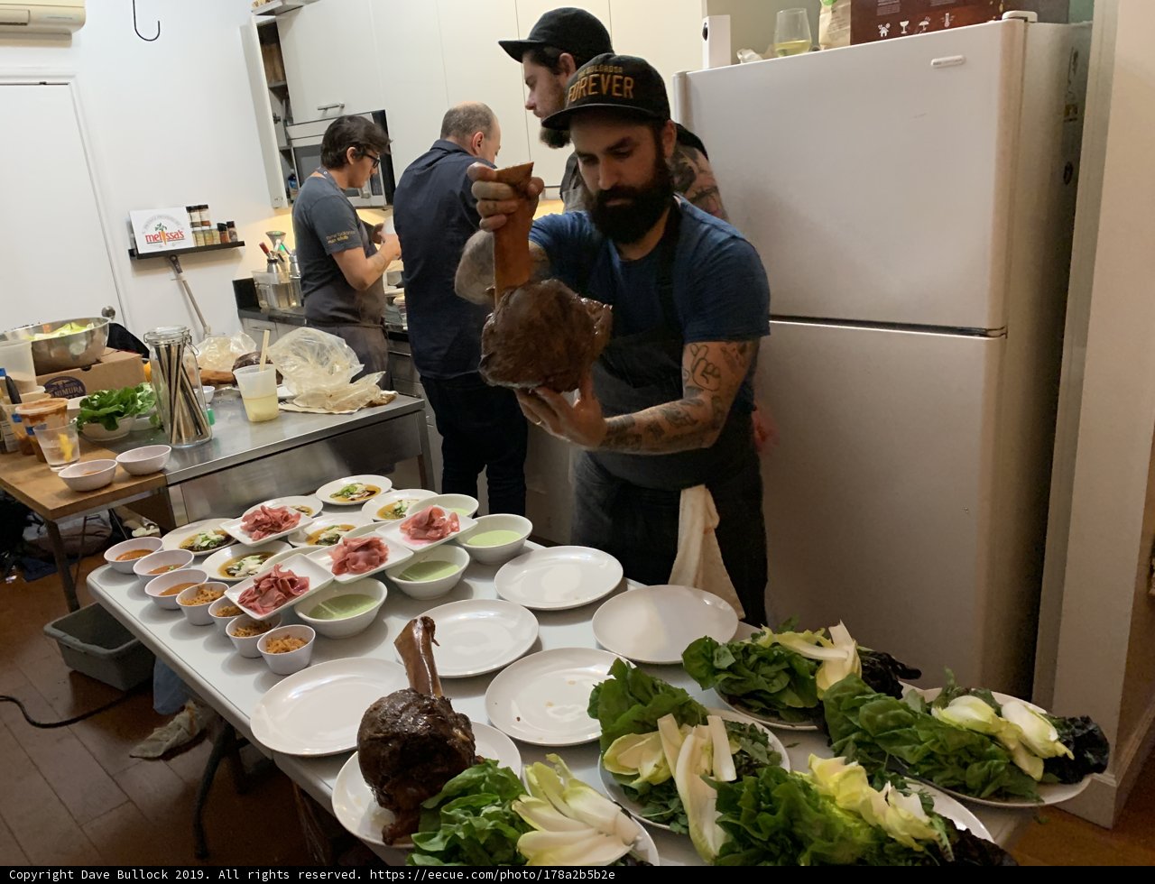 Meal Preparation in a Busy Kitchen