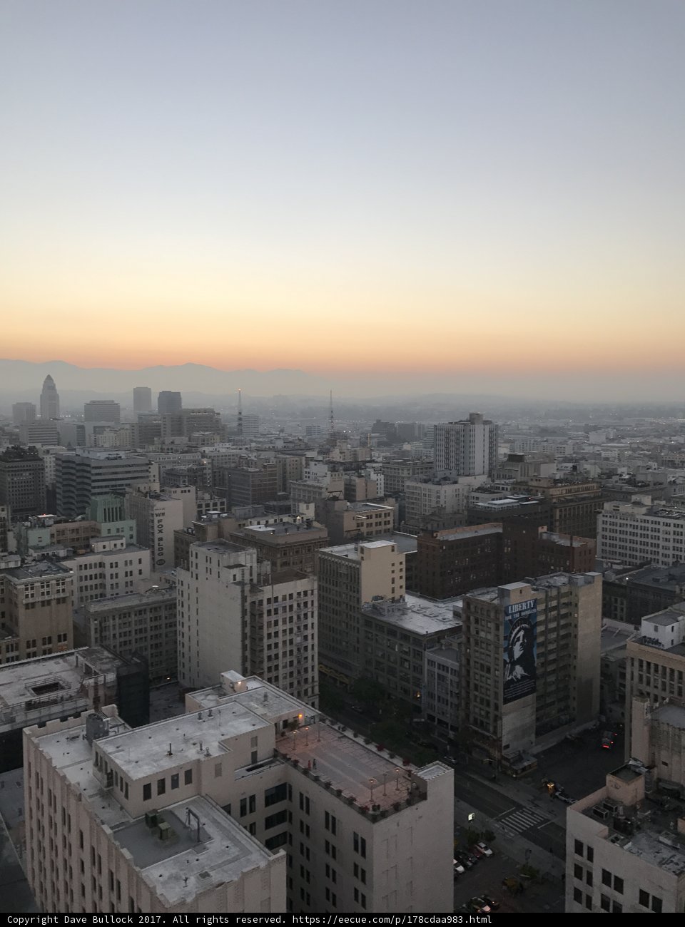 Cityscape at Sunset