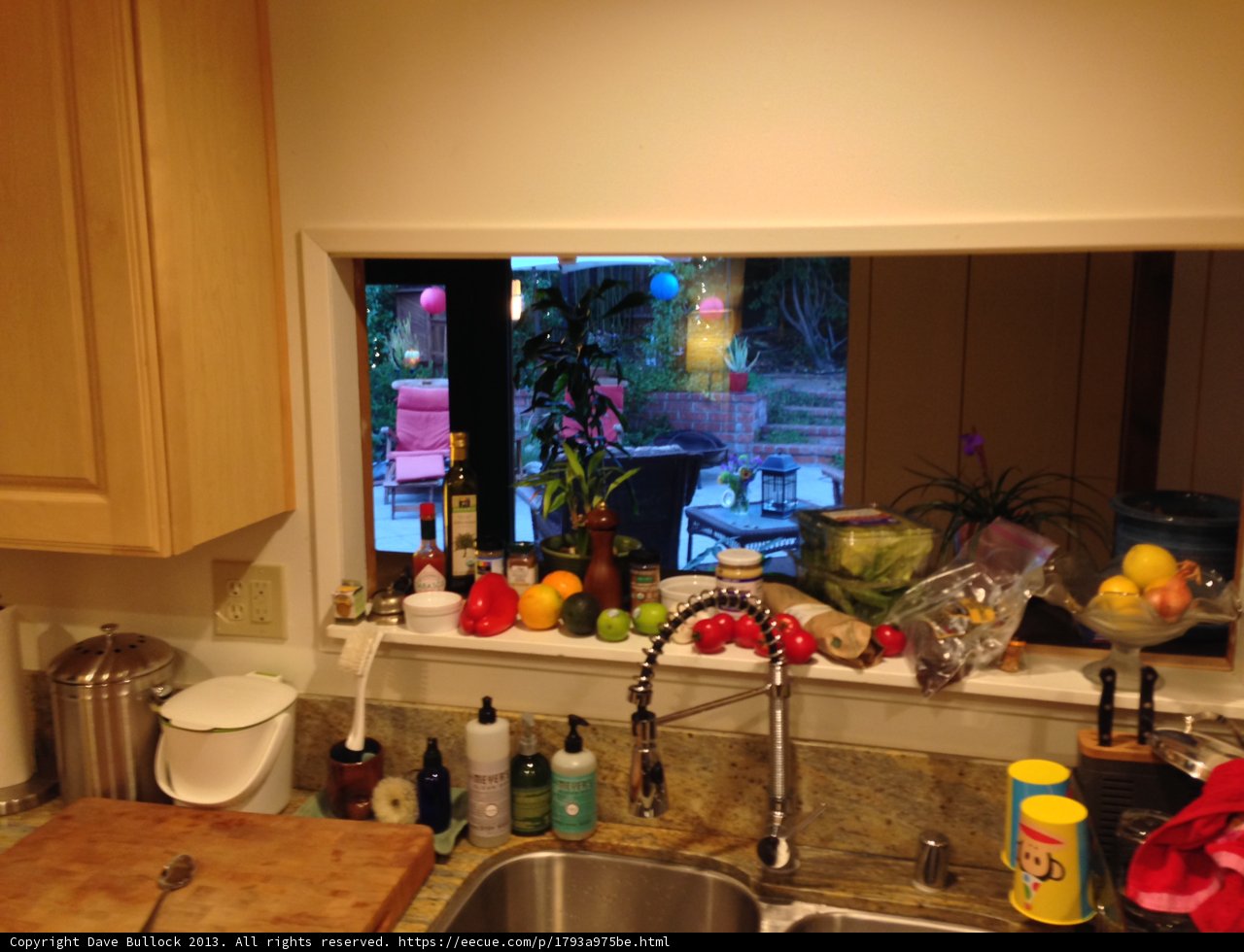 Two Sinks and Greenery in Altadena Kitchen