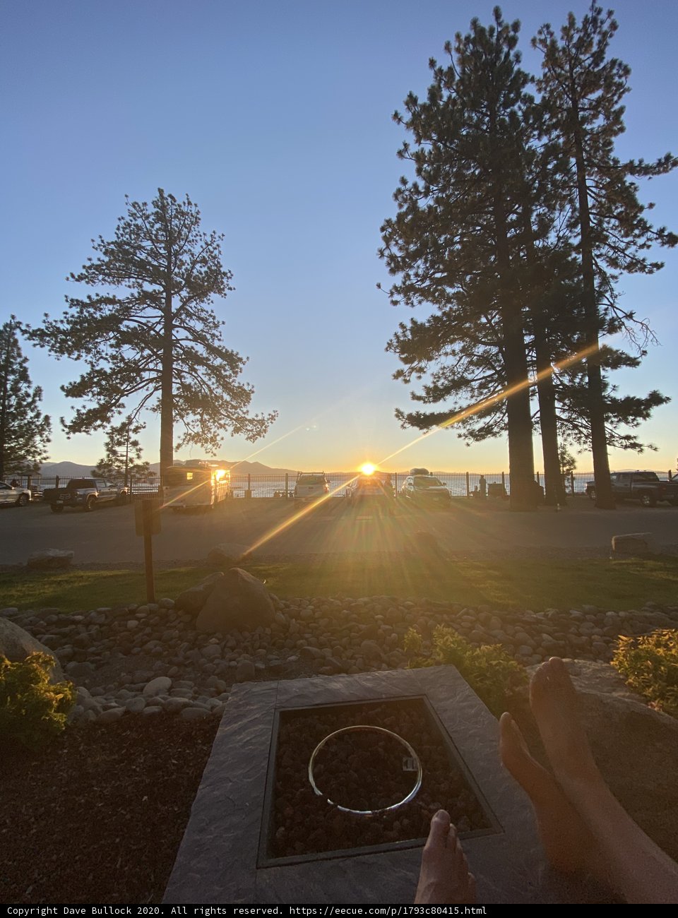 Serene Sunset at Lake Tahoe
