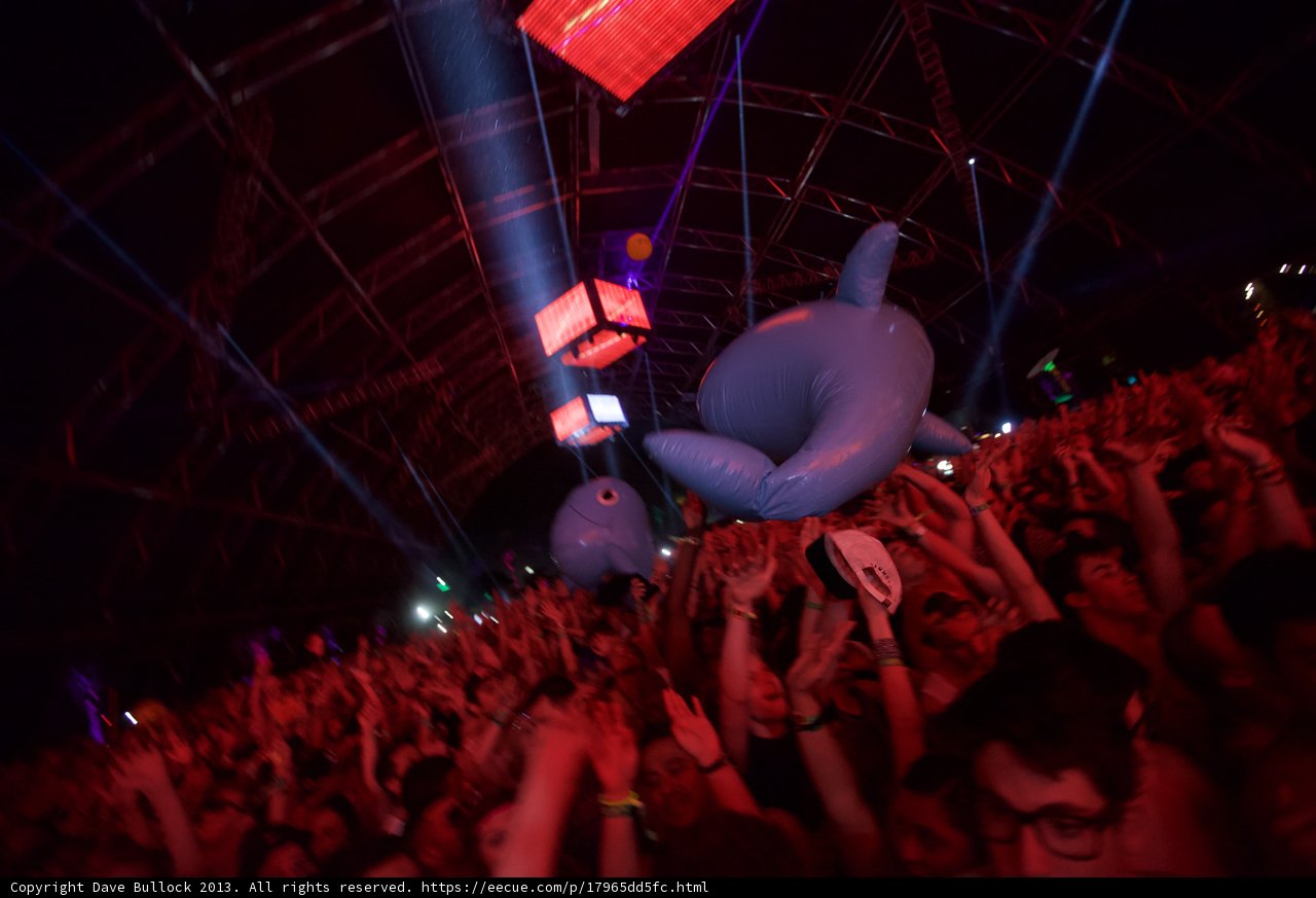 Balloon-filled Concert Fun