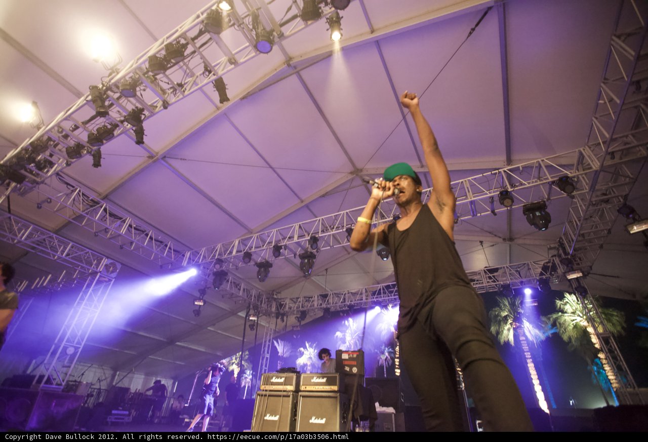 Green Hat Soloist Rocks Coachella Stage