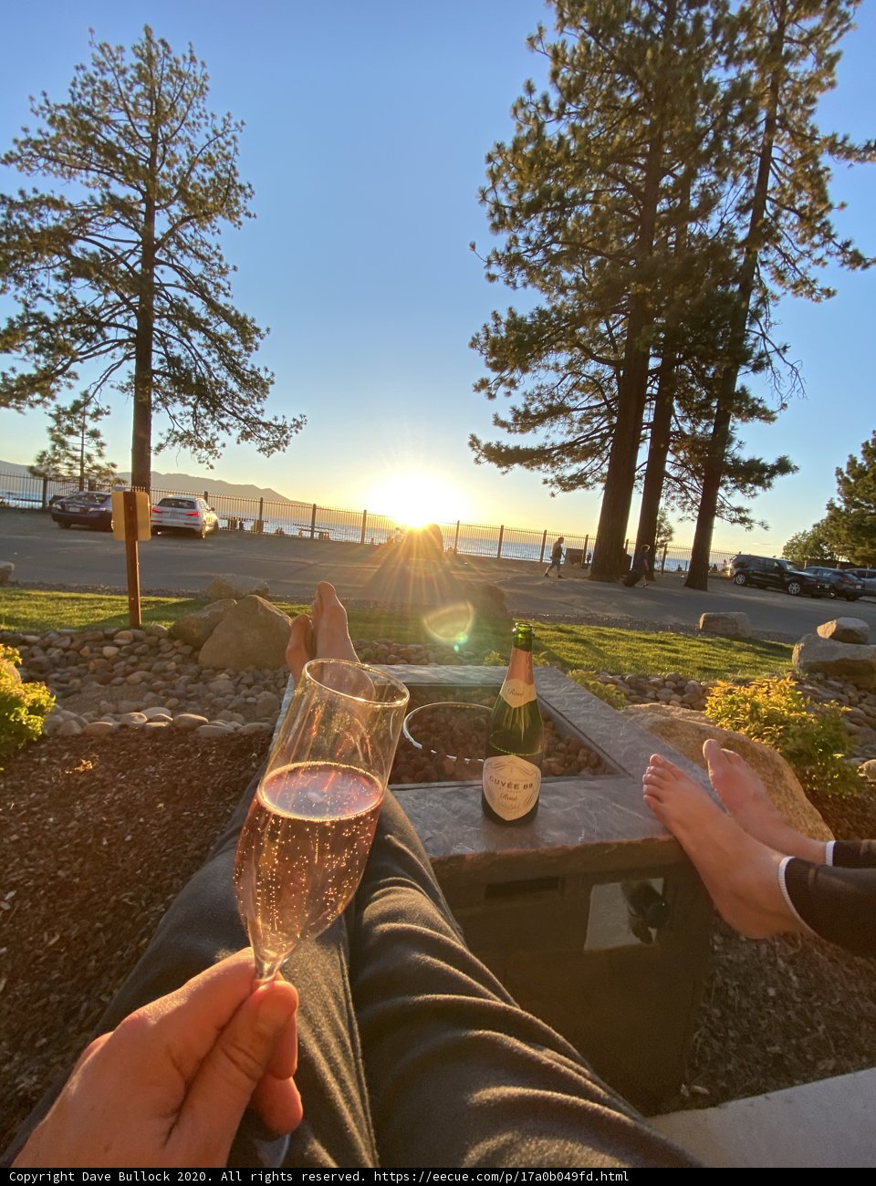 A Relaxing Evening by the Lake