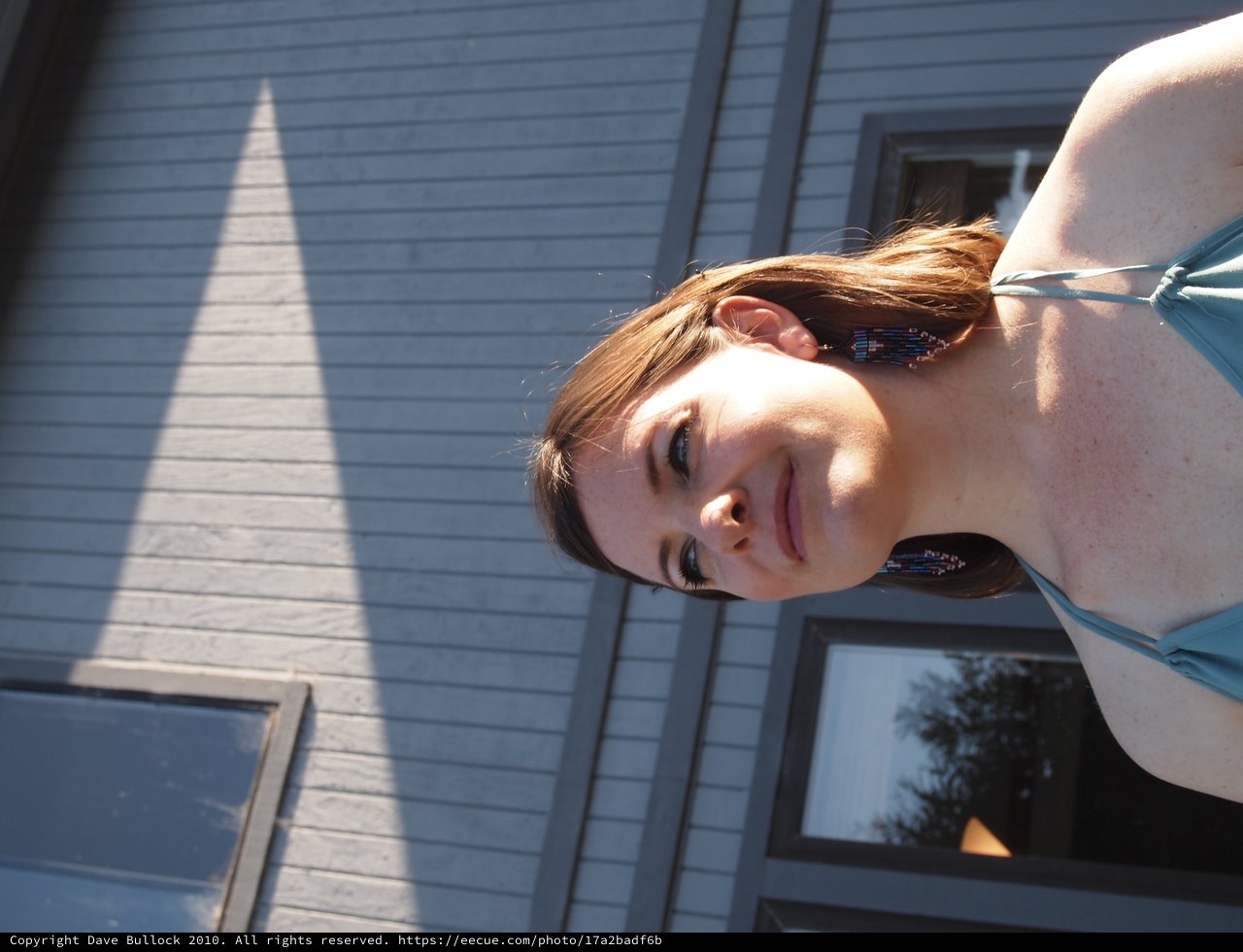 Summer Portrait of Penelope in Golden Sunlight