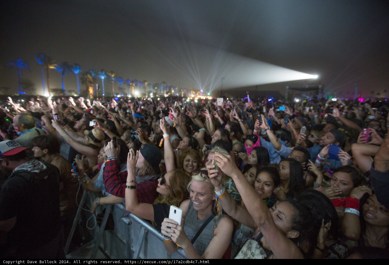 Crowd for Pharrell