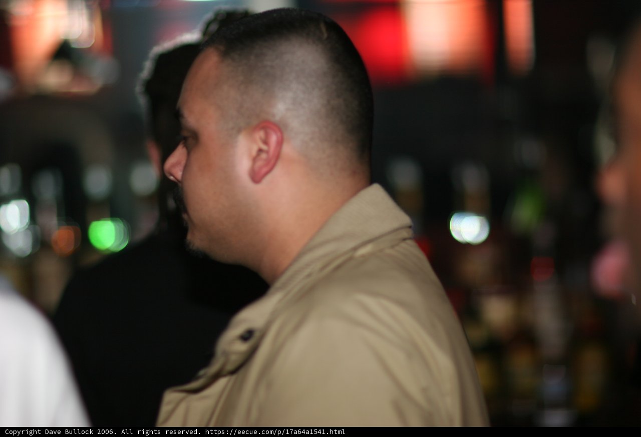 The Shaved Head at the Bar
