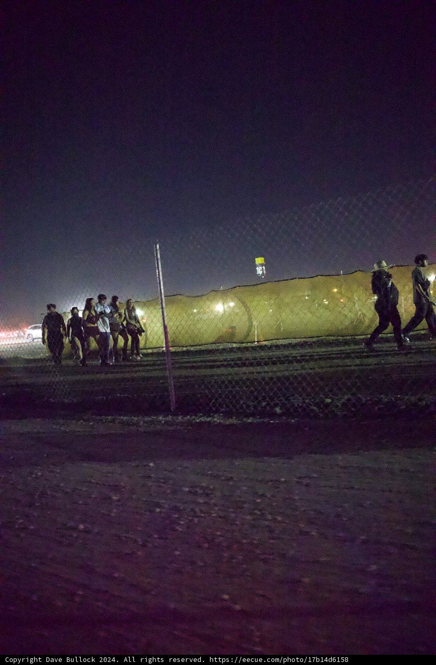 Nighttime Vigilance: Movement by the Airfield
