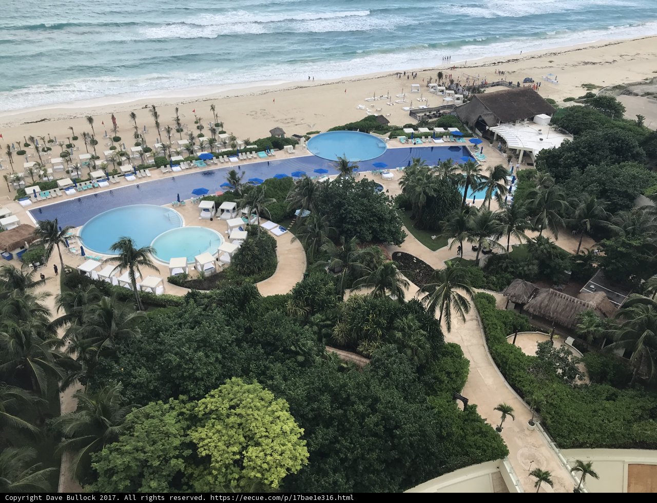 Serene summer scene at the resort