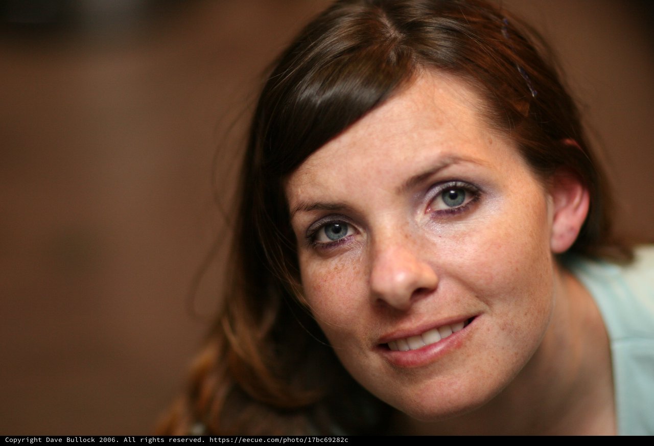 Warm Smile of a Blue-Eyed Woman Named Penelope