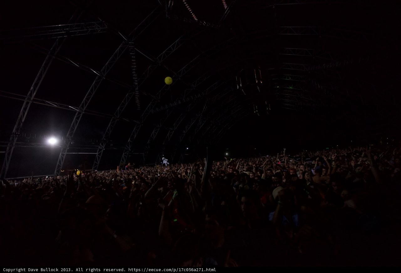 Yellow Balloon in a Sea of People
