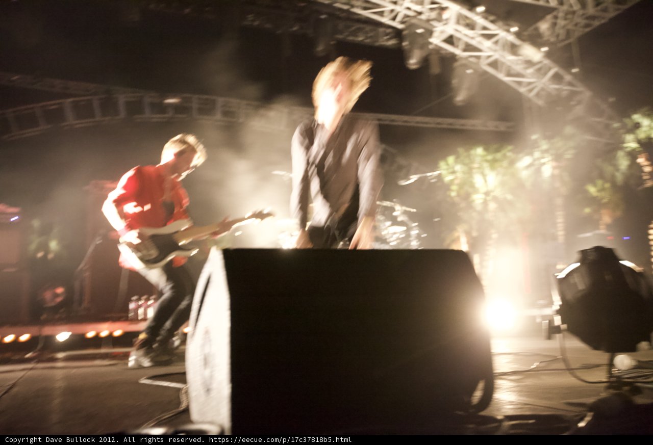 Rocking Out on Stage at Coachella