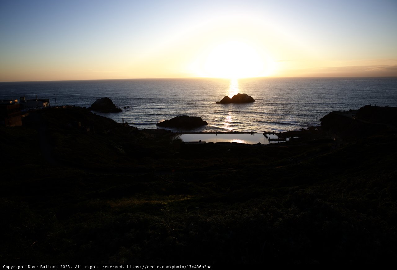 Sunset Serenity at Sutro Baths